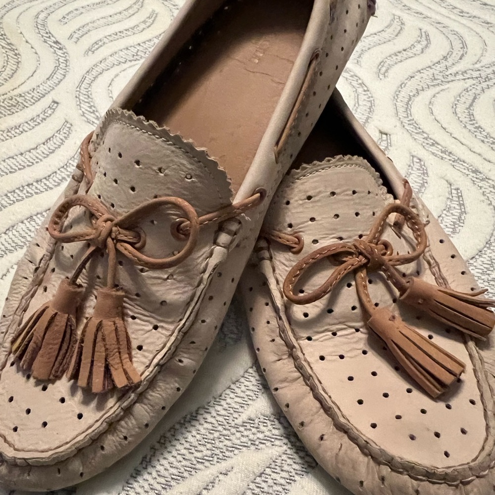 Coach used driving moccasins size 9